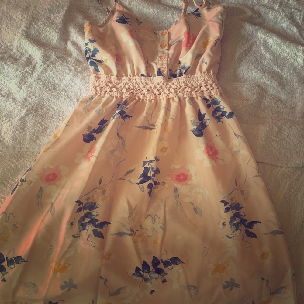 🌸☀️Cute Pink Floral Summer Dress ☀️🌸